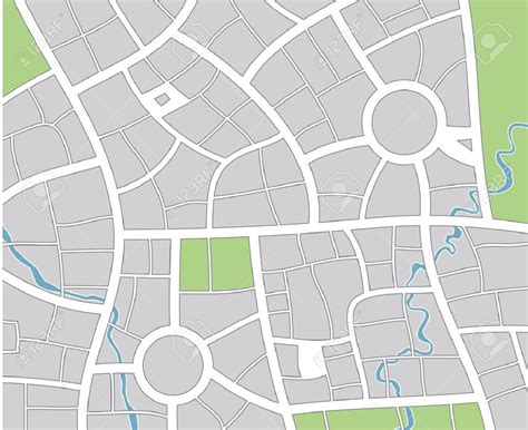 Printable Blank Street Map